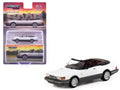 Saab 900 Turbo Convertible White and Gray "Global64" Series 1/64 Diecast Model by Tarmac Works